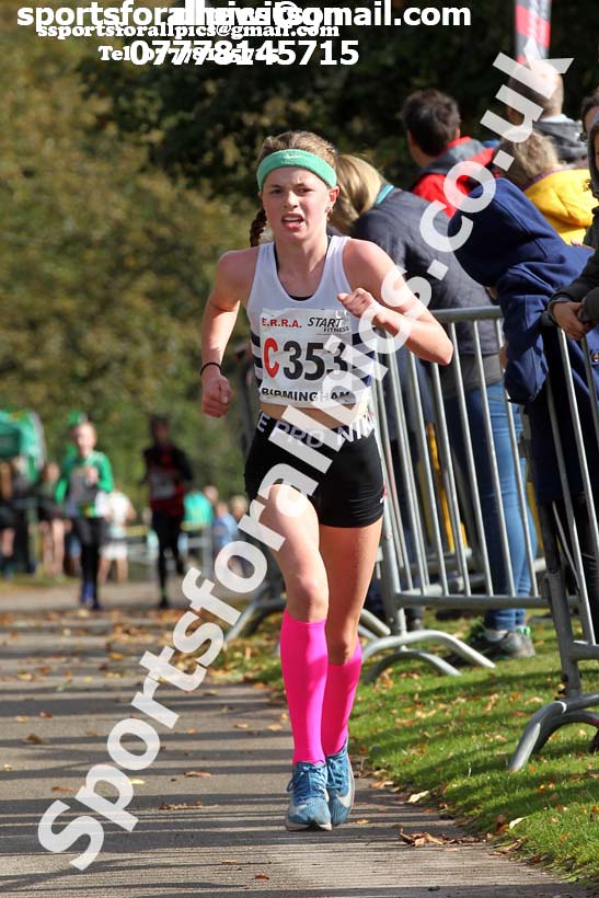 Girls under-13 3 stage road relay, 2019 ERRA 6 and 4 Stage Relay and Young Athletes.  Photo: David T. Hewitson/Sports for All Pics
